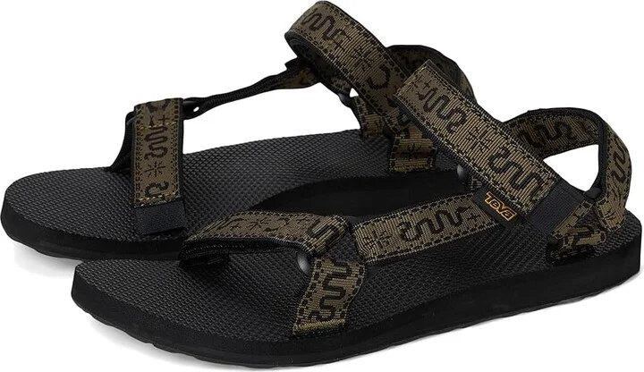 Teva Original Universal Men's Sandals Bandana Dark Olive : 8 D - Medium, Synthetic/Textile