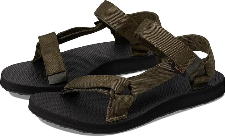 Teva Original Universal Men's Sandals Dark Olive : 10 D - Medium, Synthetic/Textile
