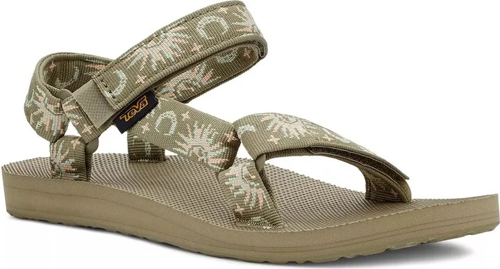 Army Green Sun & Moon Print