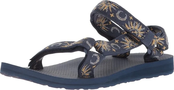 Teva Original Universal Women's Sandals Sun and Moon Insignia Blue : 5 B - Medium, Synthetic/Textile - Image 2