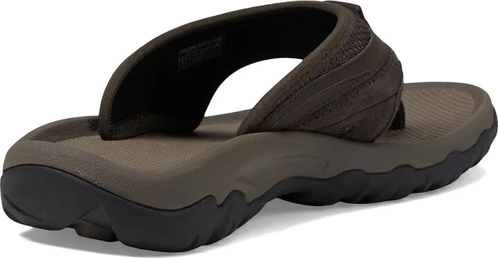 Teva Pajaro Men's Toe Open Shoes Turkish Coffee : 7 D - Medium, Suede/Synthetic - Image 5