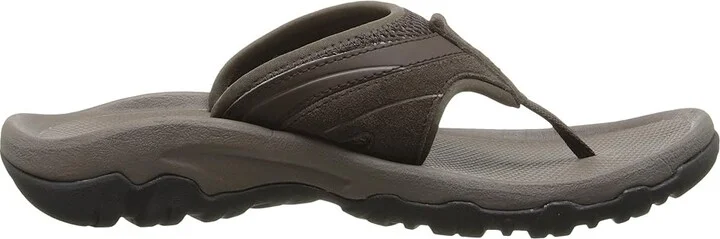 Teva Pajaro Men's Toe Open Shoes Turkish Coffee : 7 D - Medium, Suede/Synthetic - Image 8