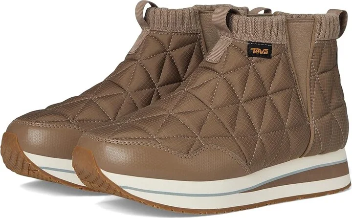 Teva REEMBER MID PLATFORM Women's Boots Caribou : 9 B - Medium