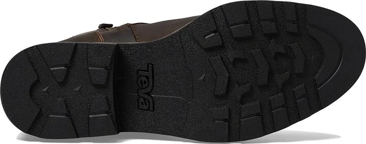 Teva ROWENA BUCKLE Women's Shoes Bison : 6.5 B - Medium, Leather - Image 3