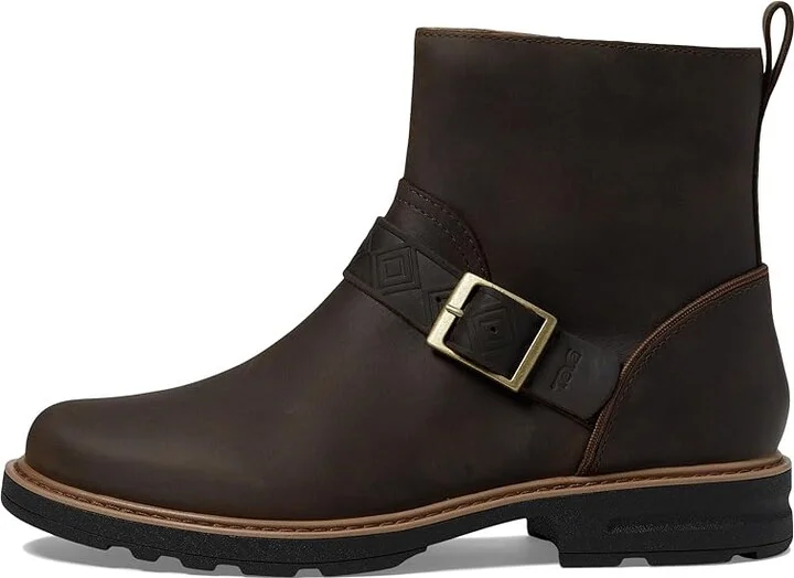 Teva ROWENA BUCKLE Women's Shoes Bison : 6.5 B - Medium, Leather - Image 5