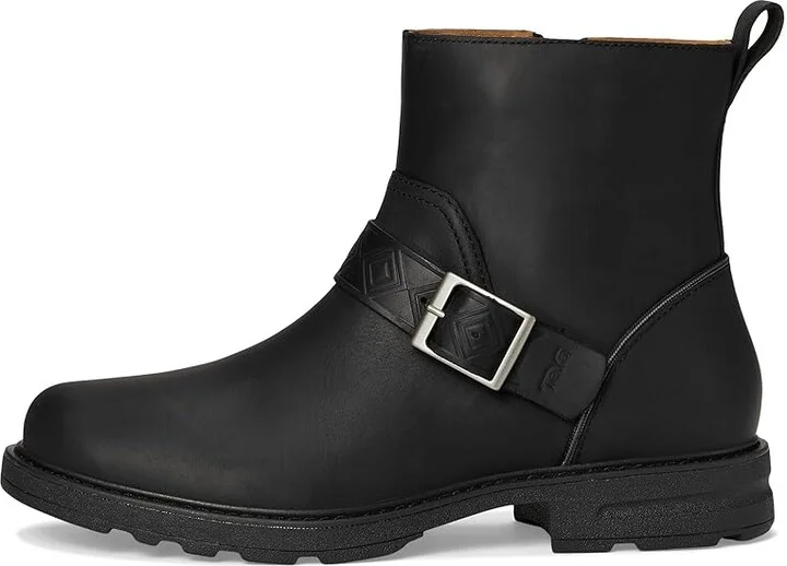 Teva ROWENA BUCKLE Women's Shoes Bison : 6.5 B - Medium, Leather - Image 10