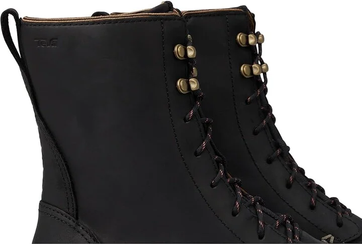 Teva ROWENA LACE Women's Shoes Black : 6.5 B - Medium, Leather/Textile - Image 6