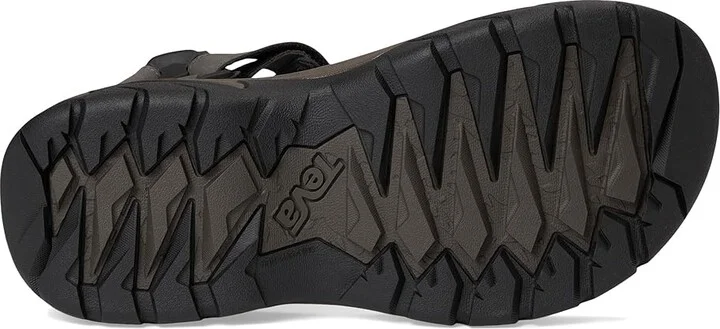 Teva Terra Fi 5 Universal Leather Men's Shoes Dark Gull Grey : 11 D - Medium, Textile/Leather - Image 3