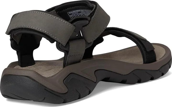 Teva Terra Fi 5 Universal Leather Men's Shoes Dark Gull Grey : 11 D - Medium, Textile/Leather - Image 4