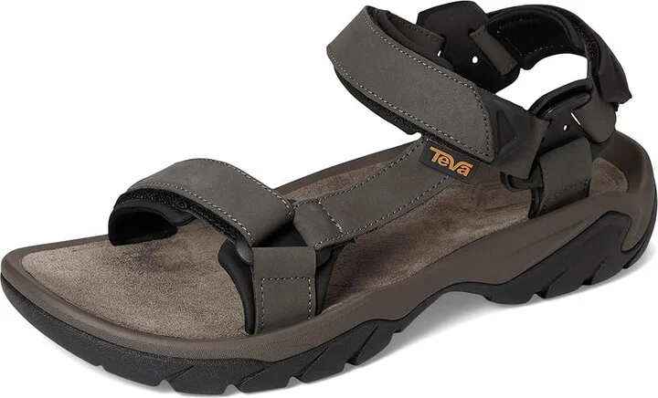 Teva Terra Fi 5 Universal Leather Men's Shoes Dark Gull Grey : 11 D - Medium, Textile/Leather - Image 5