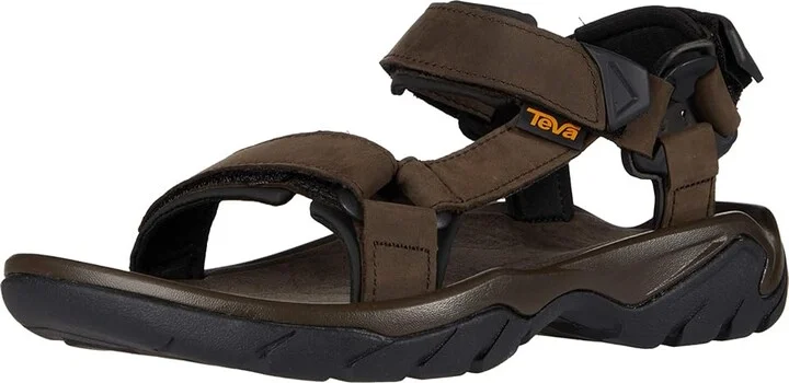 Teva Terra Fi 5 Universal Leather Men's Shoes Turkish Coffee : 8 D - Medium, Textile/Leather - Image 2
