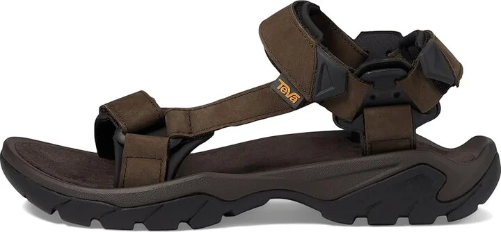 Teva Terra Fi 5 Universal Leather Men's Shoes Turkish Coffee : 8 D - Medium, Textile/Leather - Image 7
