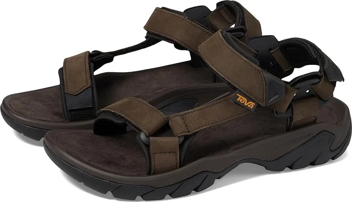 Teva Terra Fi 5 Universal Leather Men's Shoes Turkish Coffee : 8 D - Medium, Textile/Leather