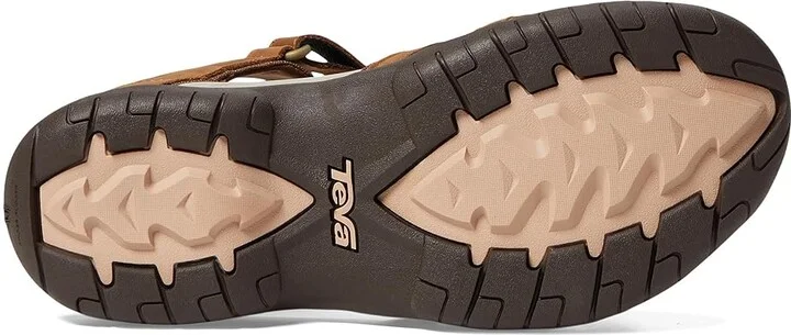 Teva Tirra Leather Women's Sandals Honey Brown : 6 B - Medium - Image 3