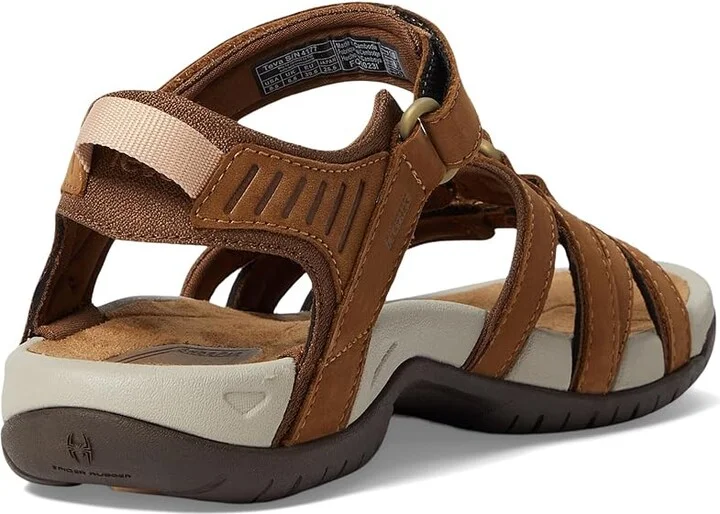 Teva Tirra Leather Women's Sandals Honey Brown : 6 B - Medium - Image 4
