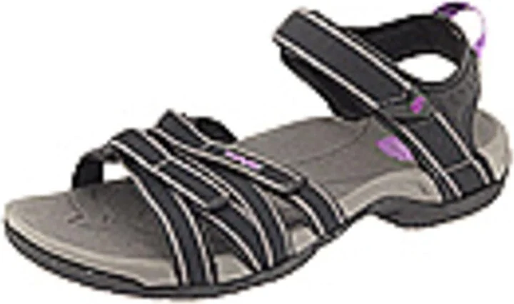 Teva Tirra Women's Sandals Black/Grey : 5 B - Medium, Synthetic - Image 2