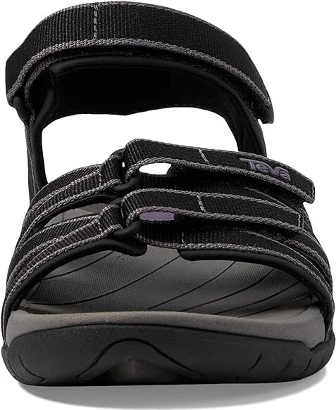 Teva Tirra Women's Sandals Black/Grey : 5 B - Medium, Synthetic - Image 3