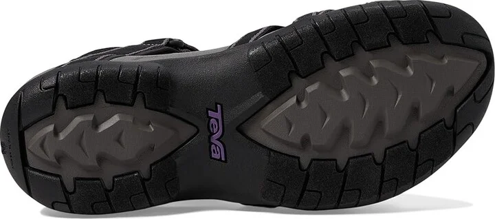 Teva Tirra Women's Sandals Black/Grey : 5 B - Medium, Synthetic - Image 4