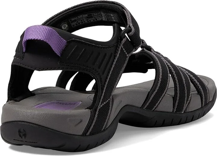 Teva Tirra Women's Sandals Black/Grey : 5 B - Medium, Synthetic - Image 5