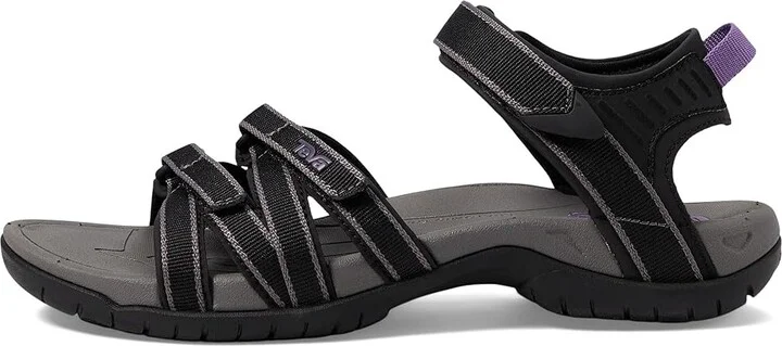 Teva Tirra Women's Sandals Black/Grey : 5 B - Medium, Synthetic - Image 7