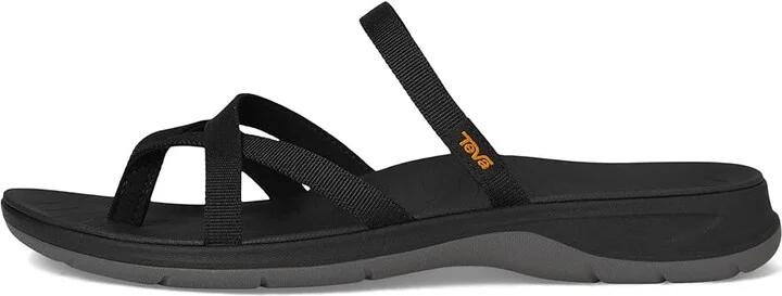 Teva Tirratraveler Flip Women's Sandals Black : 11 B - Medium, Synthetic - Image 6