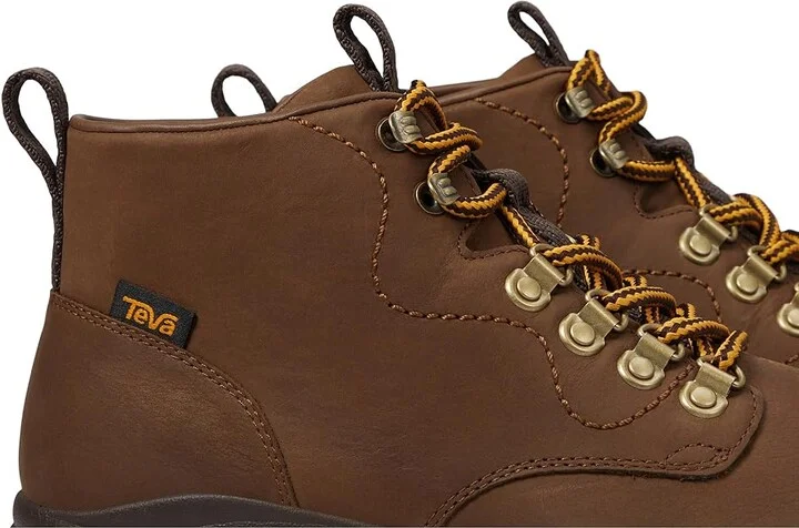 Teva Tusayan Boot Men's Shoes Coffee : 10 D - Medium, Leather/Textile - Image 6