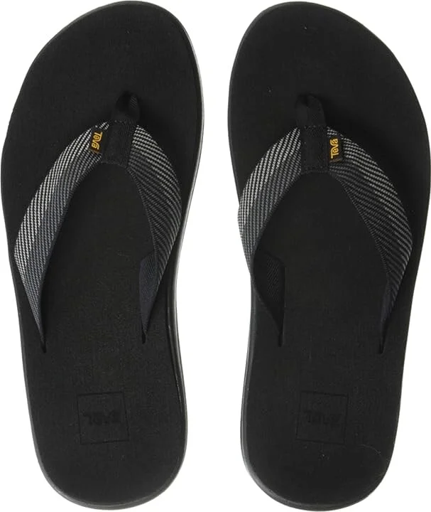 Teva Voya Flip Men's Sandals Vori Black/Gray : 10 D - Medium, Textile - Image 2