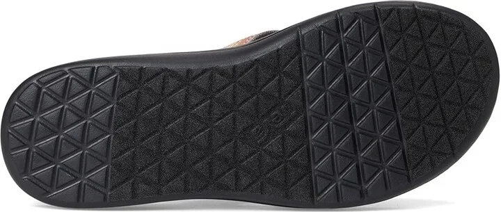 Teva Voya Flip Women's Sandals Antiguous Grey : 7 B - Medium, Textile - Image 3