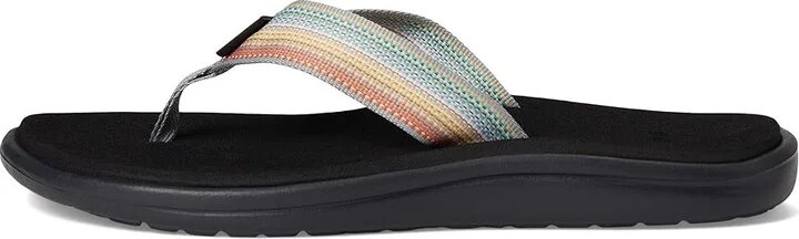 Teva Voya Flip Women's Sandals Antiguous Grey : 7 B - Medium, Textile - Image 6