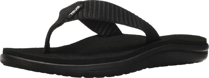 Teva Voya Flip Women's Sandals Bar Street Black : 5 B - Medium, Textile - Image 2