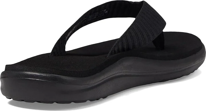 Teva Voya Flip Women's Sandals Bar Street Black : 5 B - Medium, Textile - Image 5