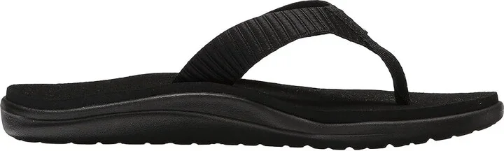 Teva Voya Flip Women's Sandals Bar Street Black : 5 B - Medium, Textile - Image 8