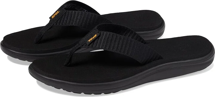 Teva Voya Flip Women's Sandals Bar Street Black : 5 B - Medium, Textile