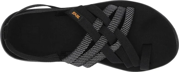 Teva Voya Strappy Women's Shoes Hera Black : 9 B - Medium, Textile - Image 3