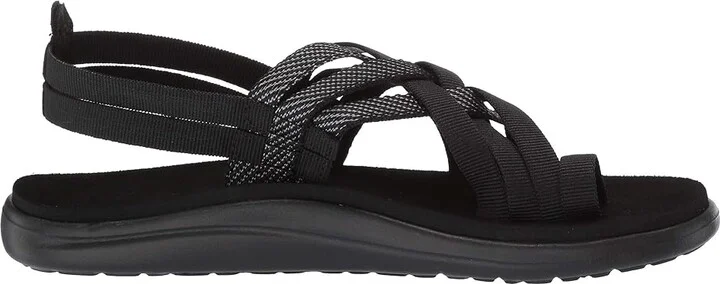 Teva Voya Strappy Women's Shoes Hera Black : 9 B - Medium, Textile - Image 8