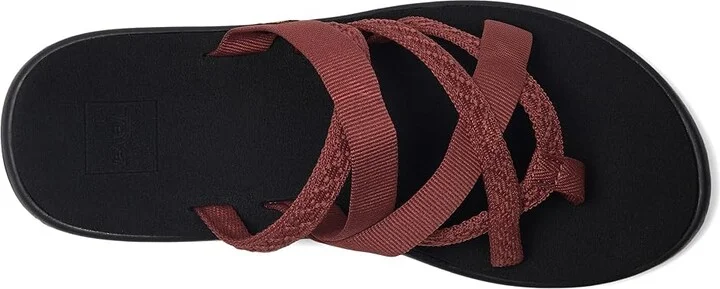 Teva Voya Zillesa Women's Shoes Mahani Burnt Olive : 6 B - Medium, Textile - Image 6