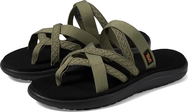 Teva Voya Zillesa Women's Shoes Mahani Burnt Olive : 6 B - Medium, Textile