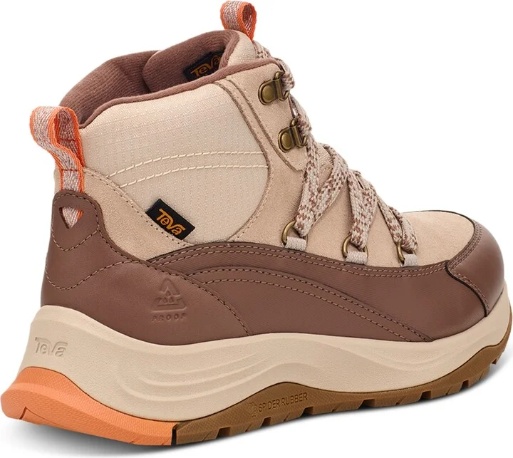 Teva Women's Auroris Sneaker-Style Ankle Booties - Feather Grey, Acorn - Image 2