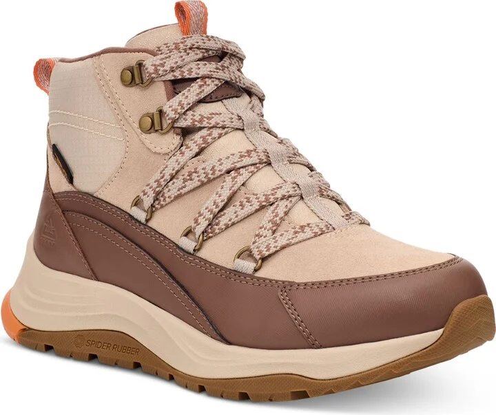 Teva Women's Auroris Sneaker-Style Ankle Booties - Feather Grey, Acorn - Image 3