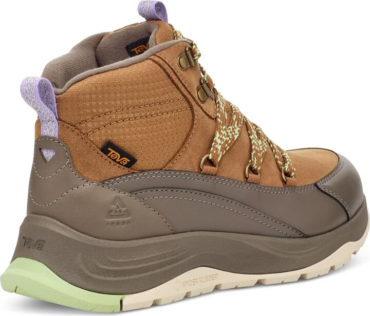 Teva Women's Auroris Sneaker-Style Ankle Booties - Feather Grey, Acorn - Image 11