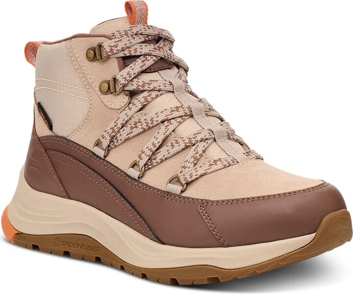 Teva Women's Auroris Sneaker-Style Ankle Booties - Feather Grey, Acorn
