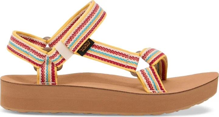 Teva Women's Midform Universal Woven Sandals - Coconut, Tanzine - Image 2