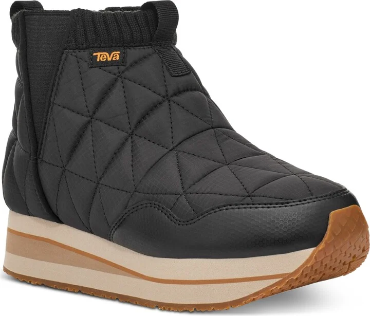 Teva Women's ReEmber Quilted Mid Platform Booties - Image 3