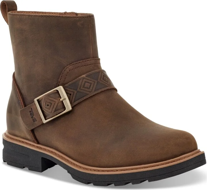 Teva Women's Rowena Block Heel Buckle Booties - Image 6