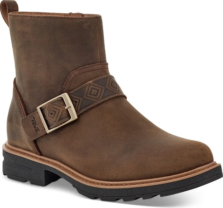 Teva Women's Rowena Block Heel Buckle Booties