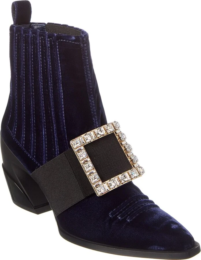 Tex Strass Velvet Boot