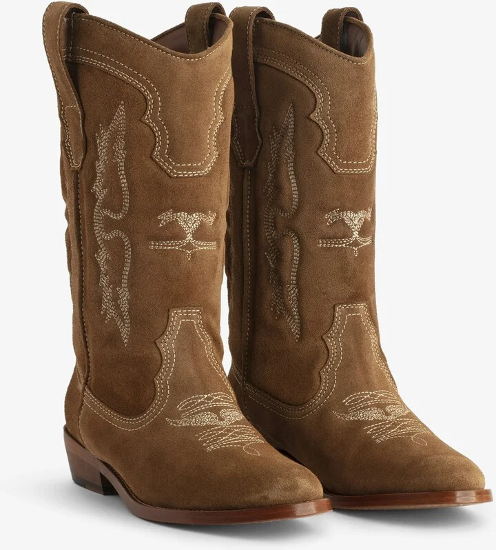 Tex Western Suede Boots - Image 3