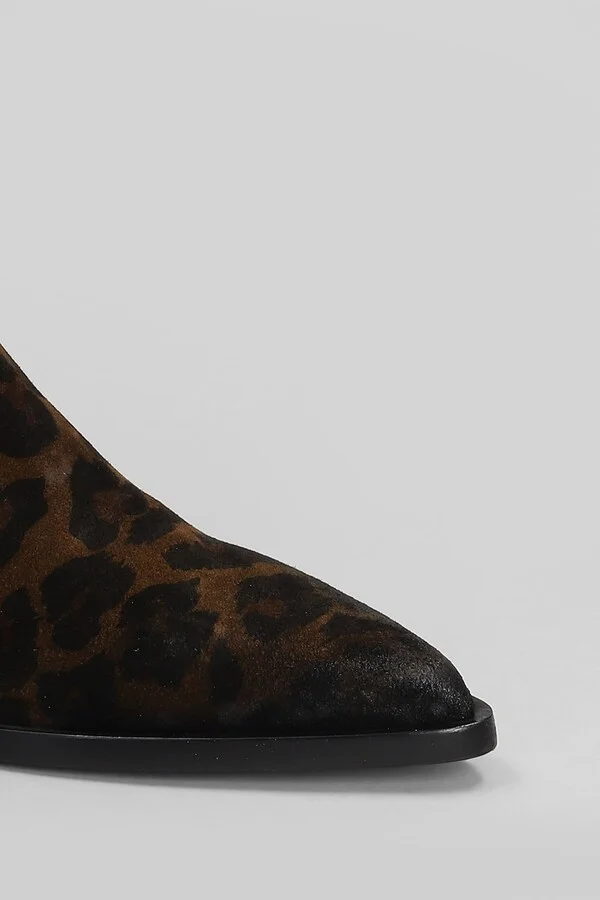 Texan Ankle Boots In Animalier Suede - Image 5