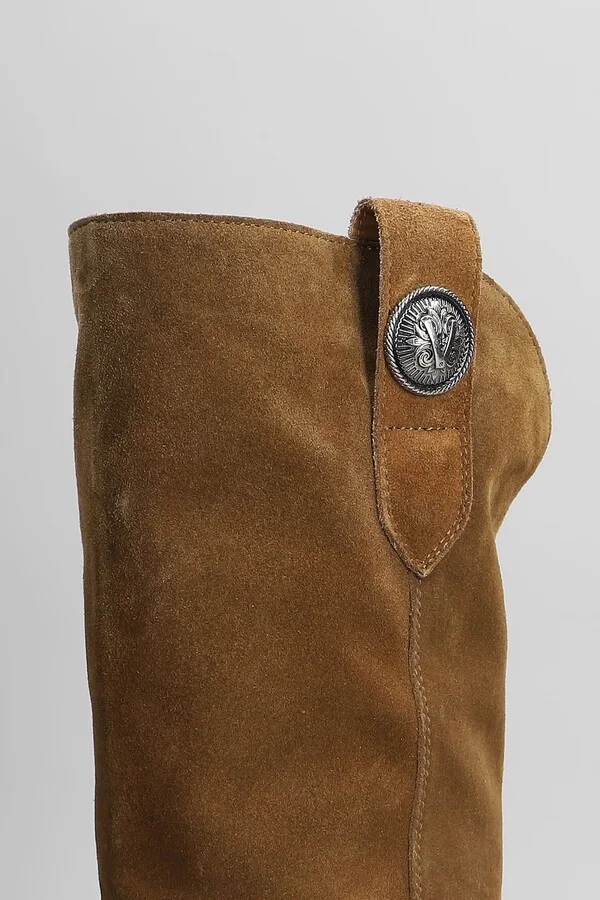 Texan Ankle Boots In Leather Color Suede - Image 5