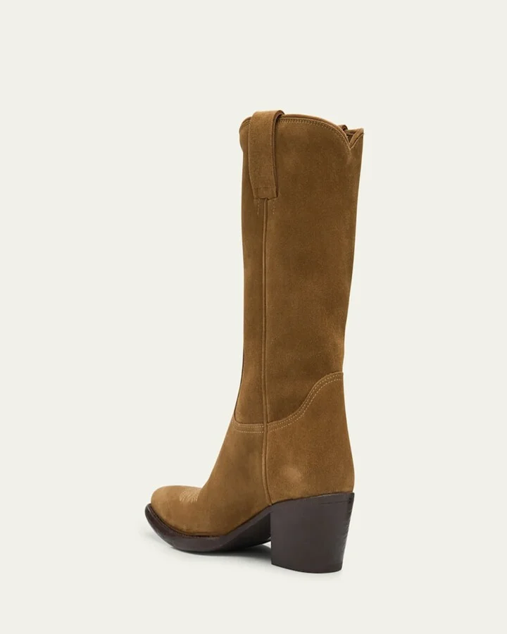 Texani Suede Western Boots - Image 5